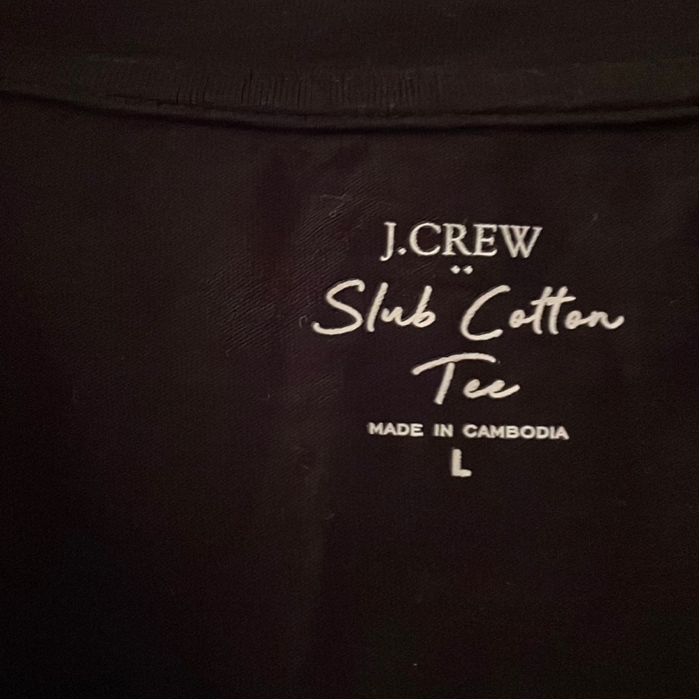 J.Crew Factory Vintage Slub V Neck T-Shirt - Picture 11 of 11
